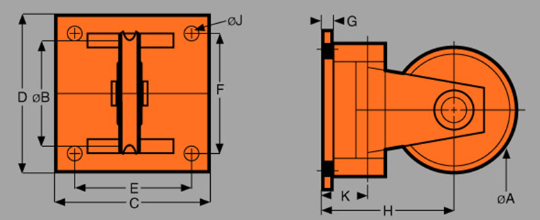 Single SwivelDirectional Blocks Diagram