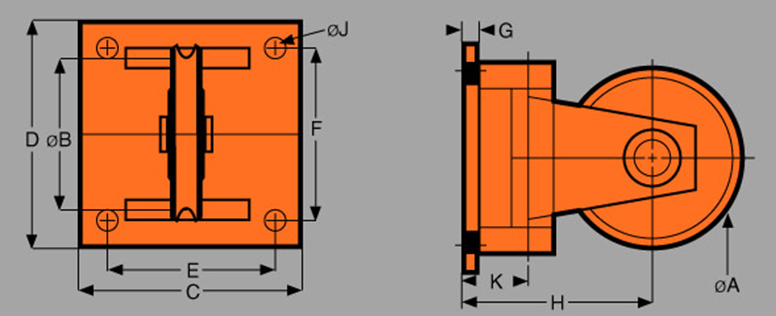 Single SwivelDirectional Blocks Diagram