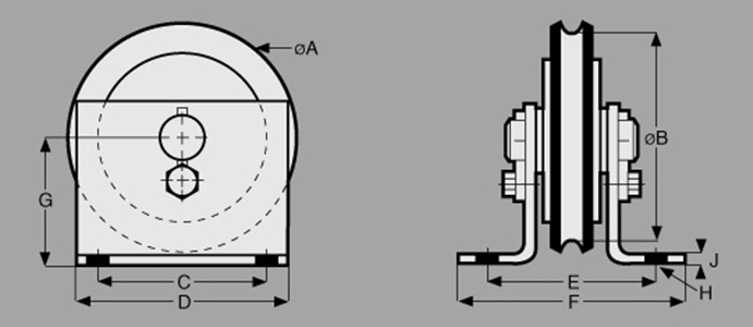 Stainless Steel Vertical Directional Blocks | Jeamar Winches sheave reeving diagram 